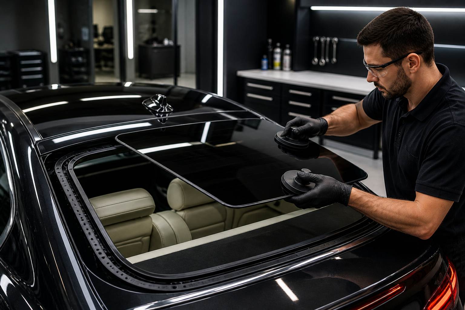 Rear Sunroof Glass Replacement